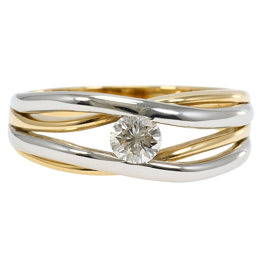 VINTAGE 18k Gold Diamond Ring